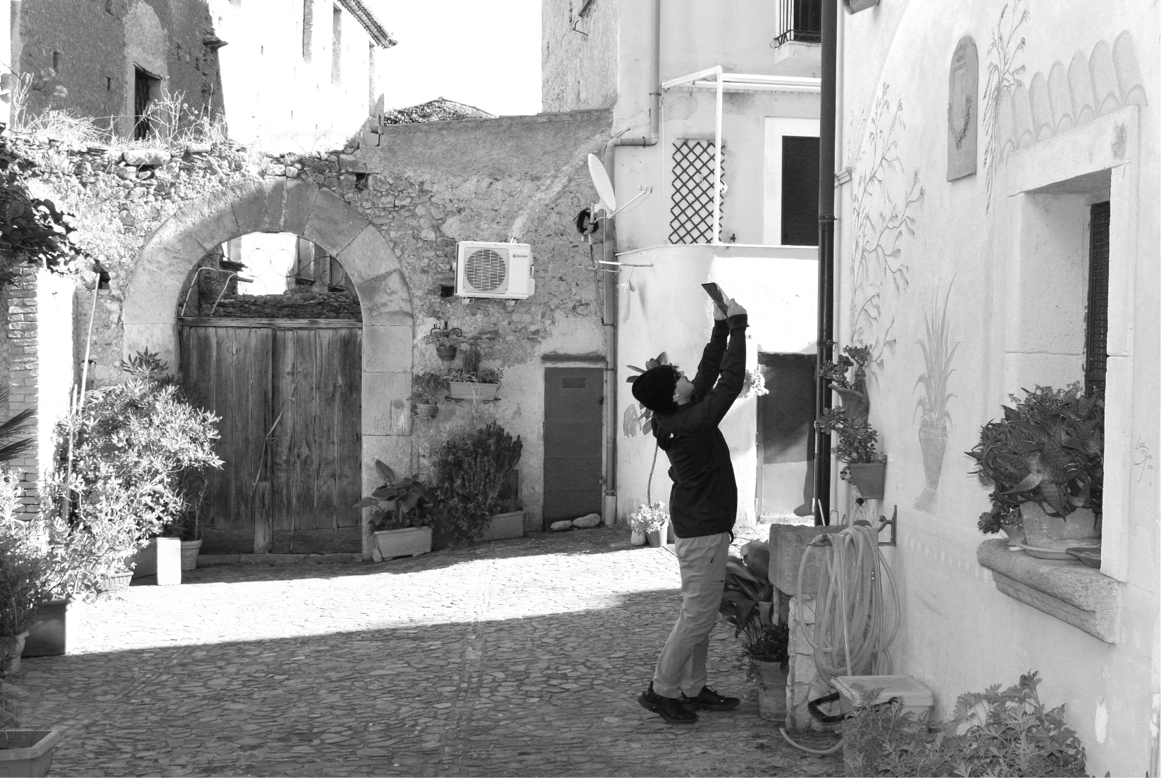 A street in the historic centre of Fiumefreddo Bruzio